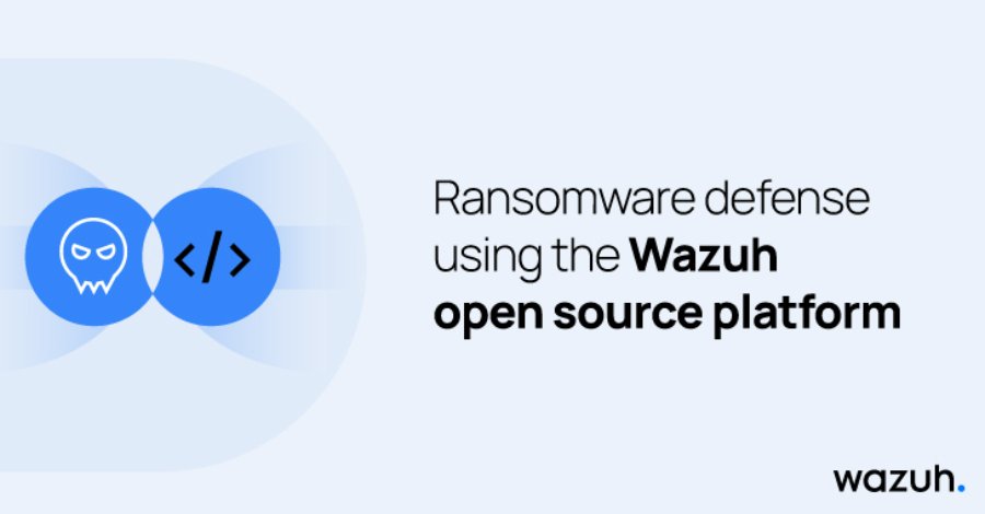 Ransomware Defense Using the Wazuh Open Source Platform